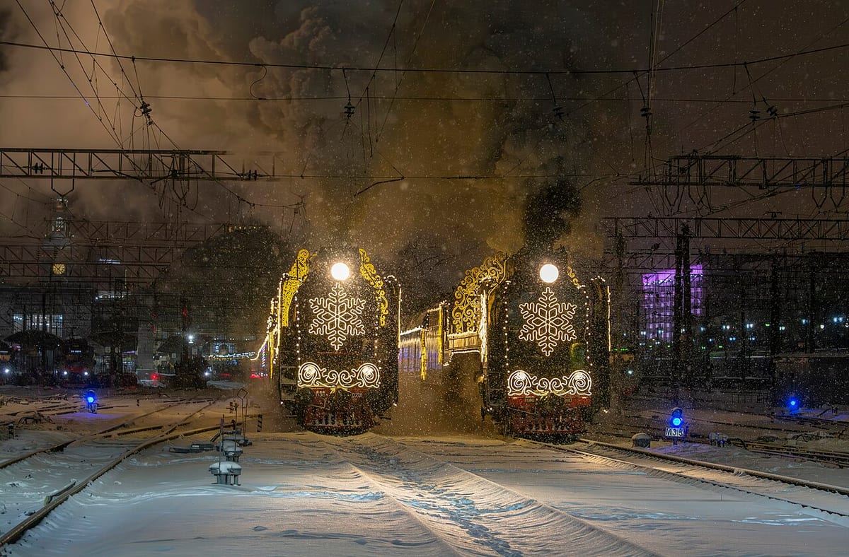 Поезд Деда Мороза в новом сезоне посетит 65 городов России