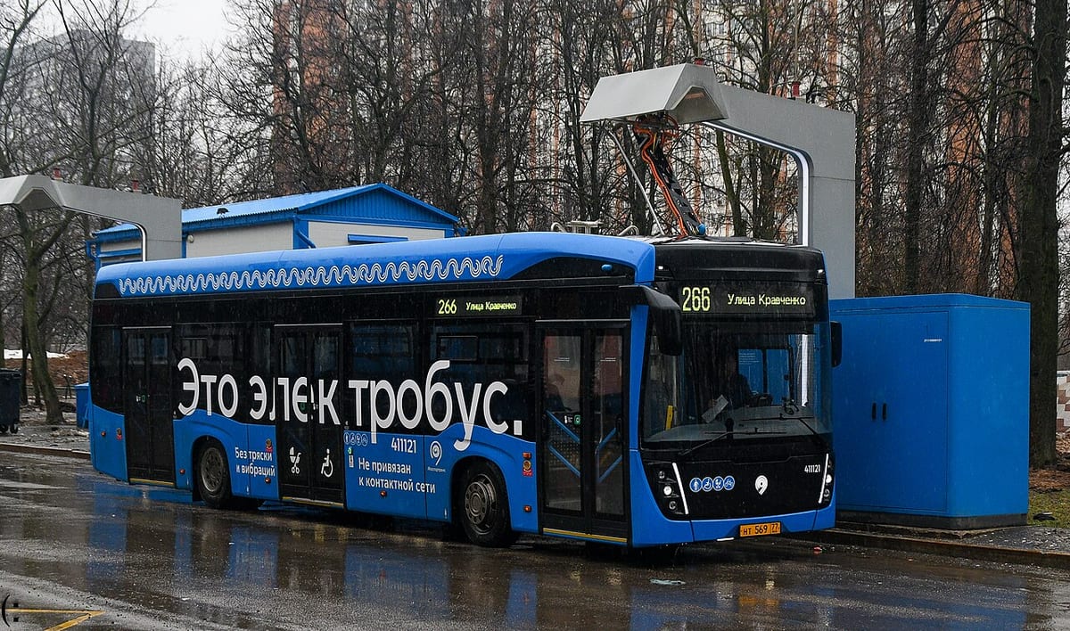 Электробусы вышли на маршрут № 324 на северо-западе Москвы